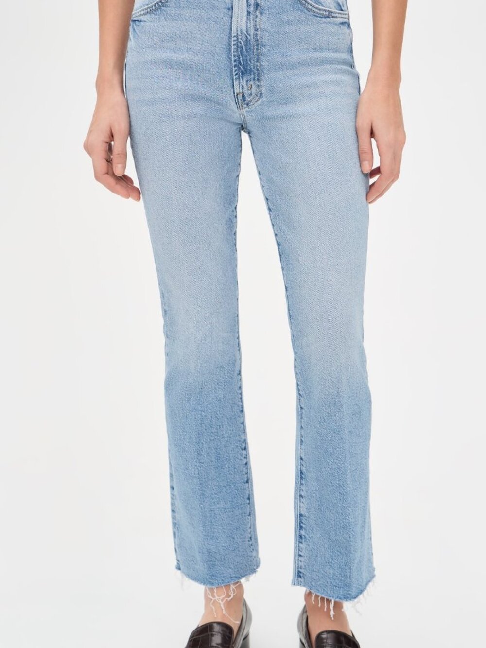 MOTHER The Hustler Ankle Fray Jeans NEW NEVER WORN Size 29 Color: Sow Surreal